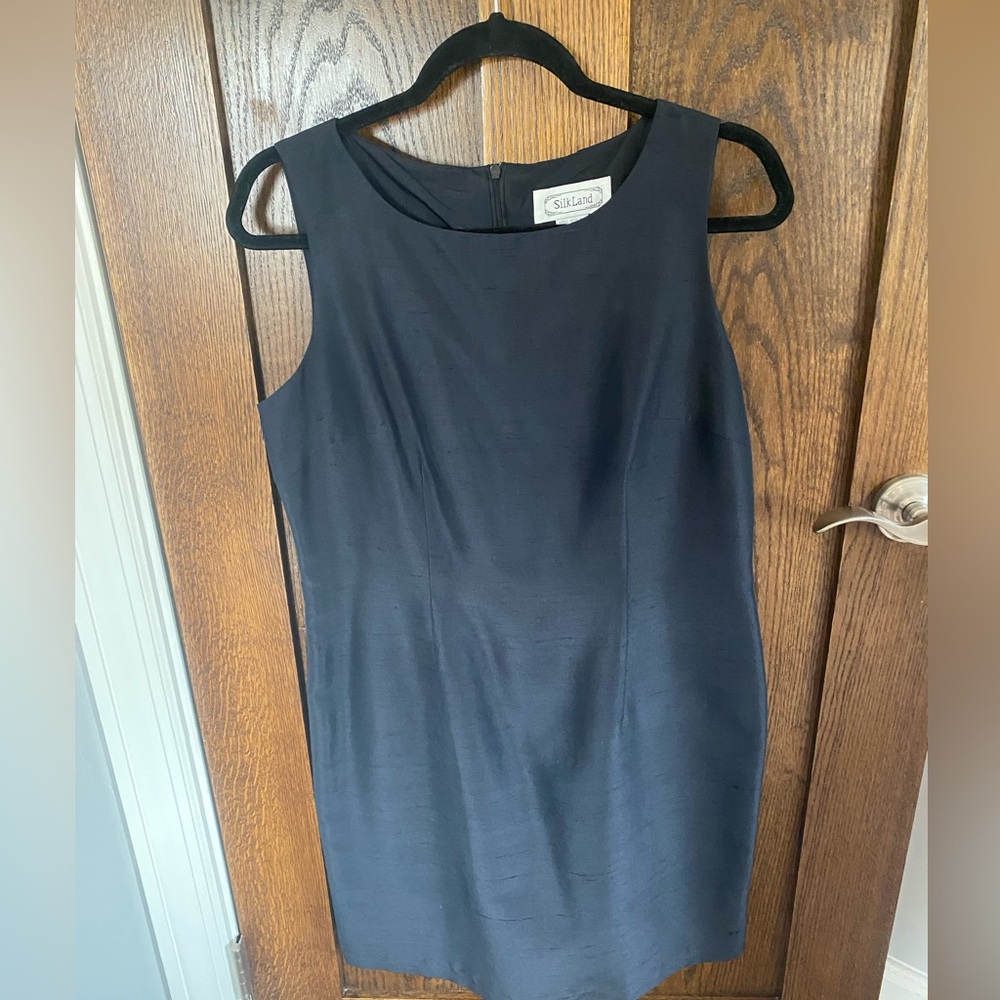 100% silk cocktail dress